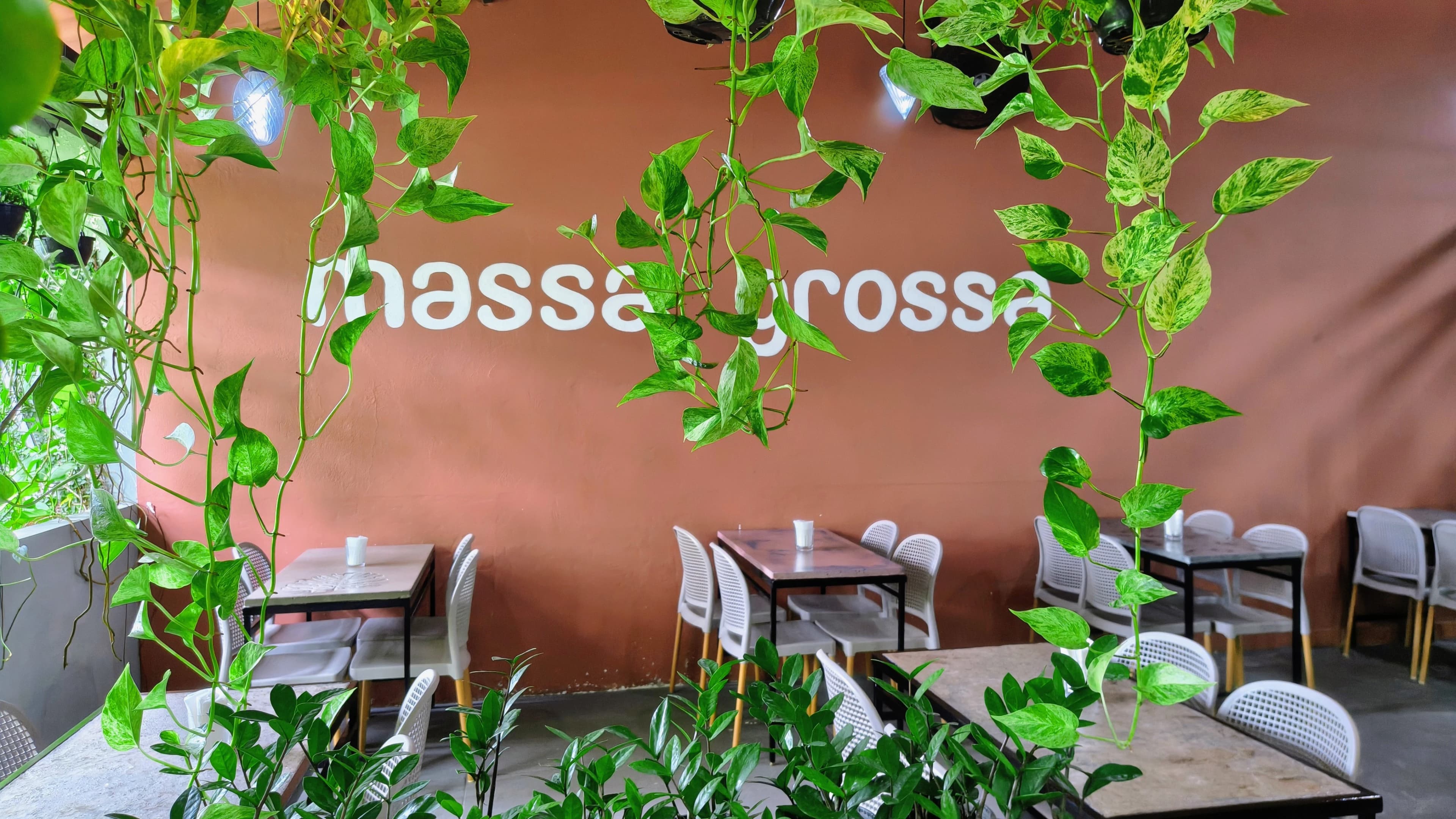 Ambiente do restaurante Massa Grossa